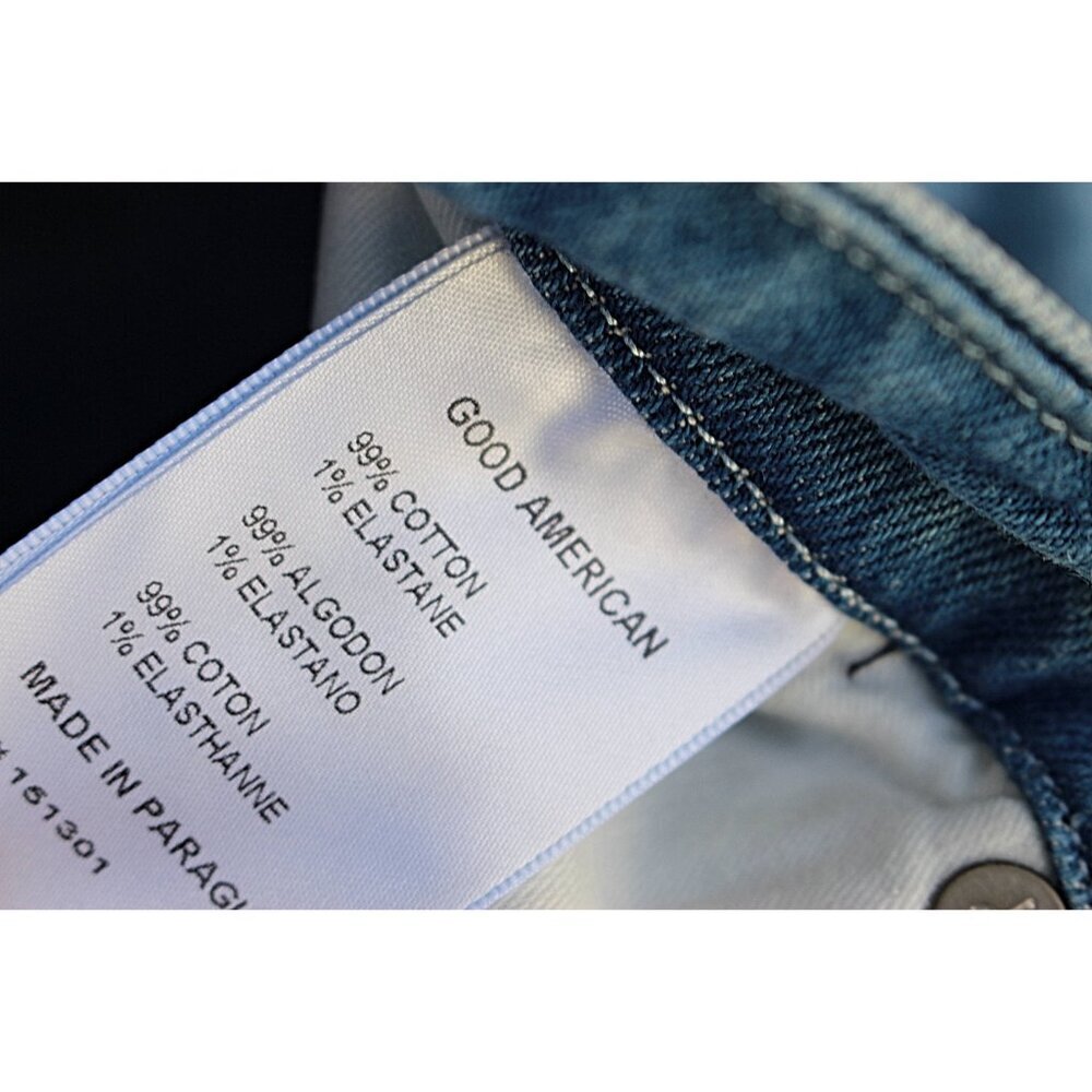 New w/Tags - Good American Crossover Denim Jeans Midi Skirt - WAY OVERSIZED - Picture 12 of 12